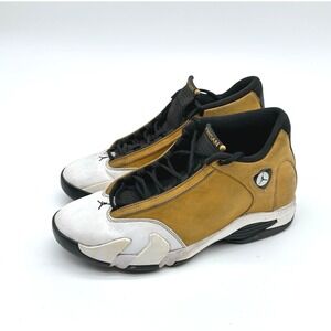 Air Jordan 14 Retro Mens Shoes Ginger Black White 487471-701 Size 10 Sneakerhead